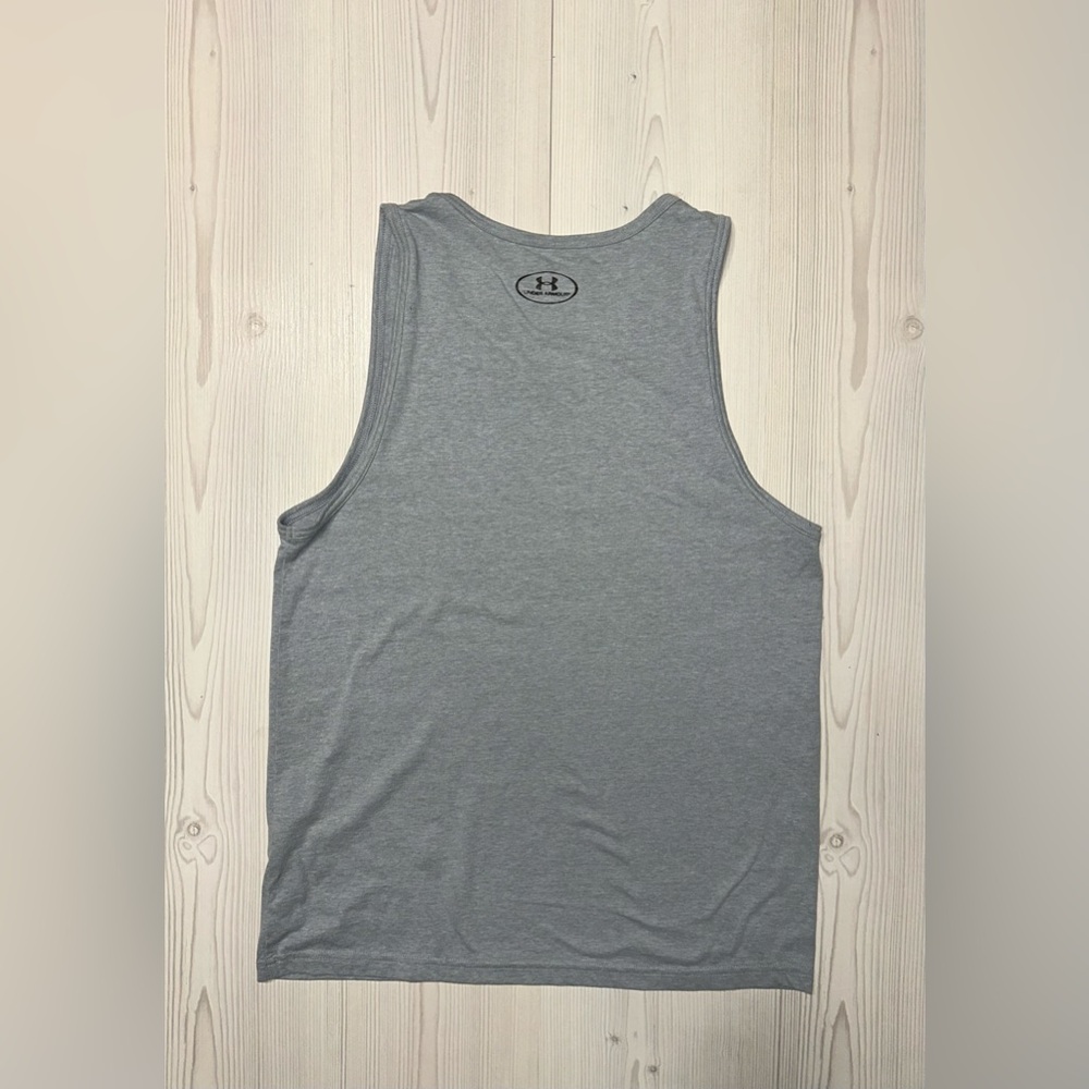 Under Armour Gray and Black Athletic Tank Top - Picture 4 of 4
